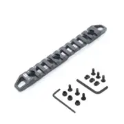 Hollow MLOK / KeyMod Rail Section Picatinny Accessory Rail Sections 11 Slots