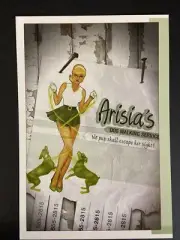 Arisias Dog Walking Service DC Comics Bombshells Poster Print 8x11.5