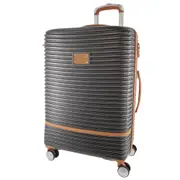 Pierre Cardin 80cm LARGE Hard Shell Luggage Travel Suitcase - Charcoal