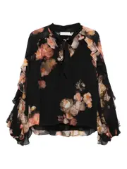 [Zimmermann] Zimmermann-Blusa Con Volant Hypnotic-Donna 1