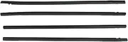 72450-TEA-T01 4Pcs Car Weatherstrip Window Door Moulding Trim Seal Belt Compatible for Honda Civic 16-21 Car Accessories ABS Plastic