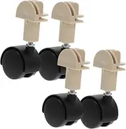 Hohopeti Replacement Pet Crate Casters 4 Pcs Cat Wheels Smooth Rolling for Cat Carrier