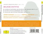 BACH: DIALOGUE CANTATAS NEW CD