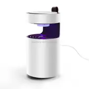 UV Light Inhaled Mosquito Killer Lamp USB Electric Bug Insect Killer Lights Pest Repeller (Wine Red)