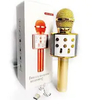 Spacetech Electronics Wireless Karaoke Microphone - Gold