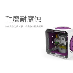 轉換器 魔方usb轉換插頭出國旅行電源插座轉換器歐洲英美標日本韓國香港