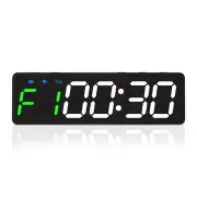 Mini Gym Timer Stopwatch Rechargeable Stopwatch Portable Countdown/up Clock with Magnetic Back for Home Gym Fitness Trai