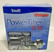 Tetra Whisper Advanced Power Filter Whisper 5-15 Gallons Aquarium Filtration NOS