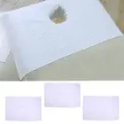 Beauty Bed Sheet Massage Salon SPA Table Cover Bedside Face Hole Towel Vt