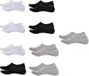 [COLLBATH] Summer Men's No Show Socks 9 Pack Skid Loafer Sneakers Socks Soft Cotton Sports