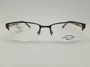 1 Unit NEW Oscar De La Renta Semi Matte Brown Eyeglasses Frames 53-18-140 #303