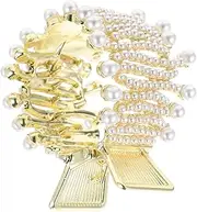 Ponytail Holder Hair Claw Clip for Women Snowflake Hair Accessories Elegant Design for Daily Use Girlfriends and Friends