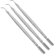 HONMEET 3pcs Tool Lash Separator Stainless Steel Metal Lift Rods Beauty Tool with Comb for Eyebrow Perming Curling Extensions Supplies Silver