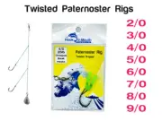 Twisted Paternoster Pre-Tied Fishing Rigs Octopus Beak Hooks Snapper Gummy Shark