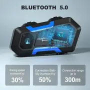 1000m FX4 PRO Motorcycle Helmet Intercom Bluetooth Headset FM 4 Way + Free Gift