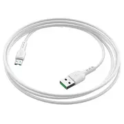 2Pcs X33 Micor USB 4A 7pin Charging Data Cable for Tablet Smartphone 1M WHITE COLOR