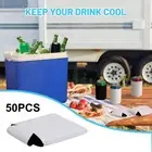 50x Drinks Cooler Sleeves Can Sleeve Coolers Sleeves Collapsible Cover Beer Can