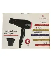 Wazor Professional Ionic Hair Dryer 1875W Lightweight Blow Dryer New In Box