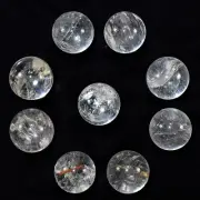 22-42mm Rainbow Clear Quartz Sphere Polished Crystal Mineral Ball - China (1PC)