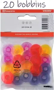 Husqvarna Viking Watercolor Bobbins 20 Pack