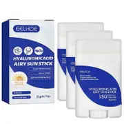 3Pcs Hyaluronic Acid Airy Sun -Stick SPF50+ PA++++