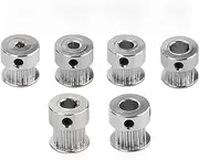 1pc GT2 Timing Pulley 16 Tooth 2GT 20 Teeth Bore 4/5/6.35/8mm Synchronous Wheels Gear Part for Width 6mm 3D Printers Parts Universal Kayak Boat Parts Accessories(16T 5mm)
