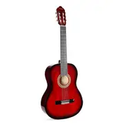 Valencia VC104RDS 100 Series 4/4 Nylon String Classical Acoustic Guitar - Red Sunburst