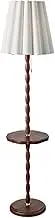 Indoor Floor Lamps Modern Floor Lamp for Living Room, Solid Wood Side Table Lamp, End Table Tall Pole Standing Light for Bedroom, Office, Apartment Standing Lamp
