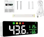 Portable 11-Inch LED Display Wall Mounted Noise Detector Decibel Meter Tool