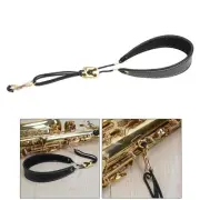 Adjustable saxophone neck strap for soprano alto tenor baritone sax hook belt
