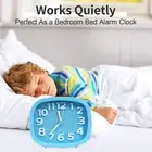 Alarm Analog Clock Compact Durable Portable Bedside Desktop Analog Clock
