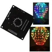 Light LED Light Cube DIY Kit MP3 Music Spectrum Ball Electronic with Template