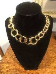 Dolce Vita Gold Plated Chocker 18 In In Original Box