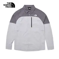 在飛比找momo購物網優惠-【The North Face 官方旗艦】北面男款灰色吸濕排