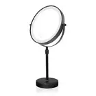 Higher Make up Mirror Black, Table Mirror for 19"L x 8"W Rechargeable-black