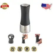 Sleek u'Select Manual Pepper Mill by Madras - Beechwood & Stainless Steel Finish