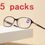 5Set Women Ladies Oval Frame Reading Glasses Classic Readers 1.50 2.00 3.00 3.50