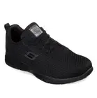 New Skechers Womens Ghenter-Bronaugh Black Safety Athletic Shoes Size 9