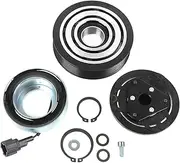 Kessocco 1set AC Compressor Clutch Kit CO 29099C Air Conditioning Compressor Clutch Kit Replacement for 2012-2017 Nissan Versa 1.6L Air Conditioning Repair Kit Plate Pulley Bearing Coil