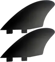 Set of 2 Surfboard Fins, 2 Paddle Board Fins, Flexible PVC Surf Fins for Longboard and Paddle | Compact Paddle Board Fins | Compact Paddle Board Accessories