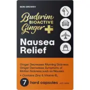 Buderim Ginger BioActive+ Nausea Relief Capsules 7 Caps
