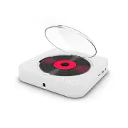KC-909 Portable CD Player Built-In Speaker Stereo with Double 3.5Mm Headphones J