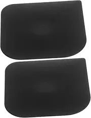 2pcs Kitchen Pan Scraper Non-Stick Non-Crack Cream Scraper Dish for Cast Iron Grill Pans