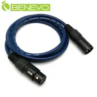 在飛比找PChome24h購物優惠-BENEVO 1.5M XLR(Cannon接頭)公對母 平