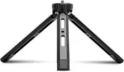 Mini Metal Tripod Aluminum Alloy Desktop Stand Tripod with 1/4 inch Screw for DSLR ILDC Camera Camcorder Projector
