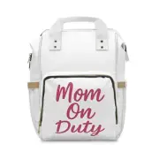 Stylish Mom On Duty Diaper Backpack, Baby Bag, Mom's Backpack, Travel Diaper