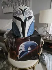 Star Wars The Mandalorian Bo-katan Kryze Cosplay Helmet Hard FRP Helmet OPEN BOX
