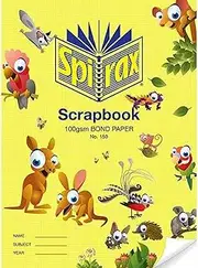 SPIRAX 56150P 150 335mm x 245mm Scrapbook with 100GSM Bond Paper (64 Pages)