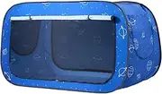 VEVOR Bed Tent, Pongee Fabric, 2 Doors Breathable Dream Tent with 8.5 mm Fiber Poles on Bed Privacy, Full Size Block Out Light Sleeping Bed Canopy, Fit for Kids Playhouse and Adults Sleeping Tent
