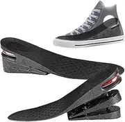 Height Increasing Insoles,3-Layer Adjustable Heel Lift | 2.56 Inch Unisex Invisible Elevated Insoles for Men Women Home Outdoor